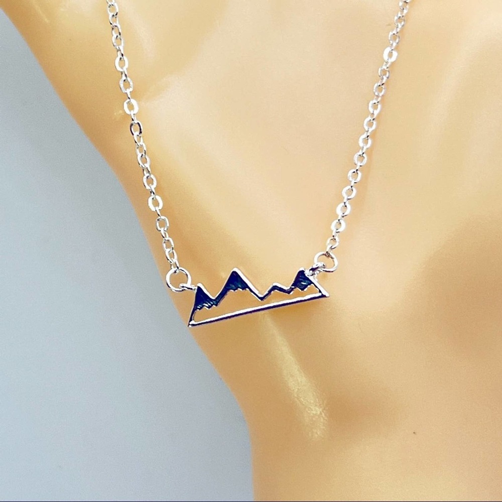 Dainty mountain bracelet.